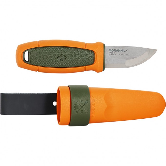 Нож MORAKNIV ELDRIS HUNTING нержавеющая сталь зелёный/оранжевый 14237